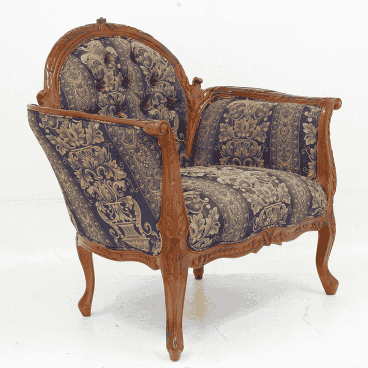 Queen Ann Sofa - 1 Seater